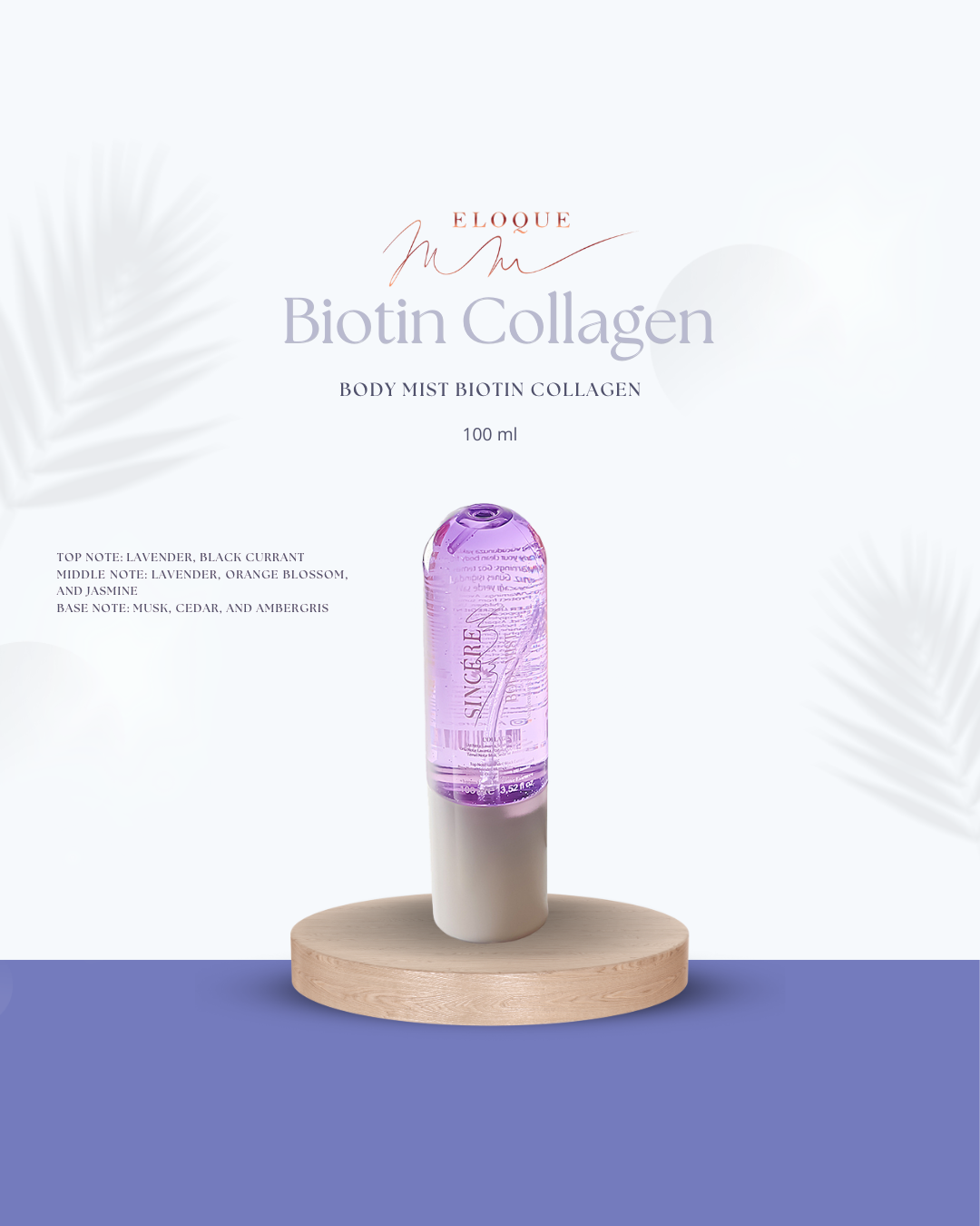 Eloque Body mist Biotin collagen 100 ml